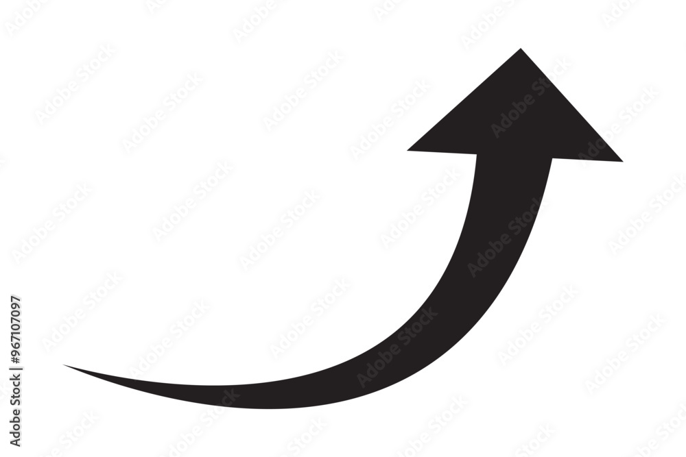 Black arrows set. Curved arrows. Arrow sign. Flat style icons. Black arrows set. Curved arrows. Arrow sign. Flat style icons.