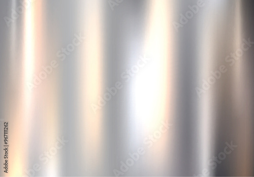 Metal stainless steel surface texture realistic with reflection abstract background . Brushed texture, chrome, steel, aluminum for design concepts, prints, posters, wallpapers. Vector illustration
