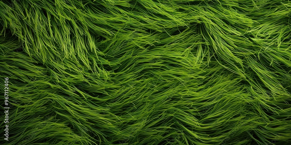 Lush green grass meadow close-up texture flat lay background Lush green grass meadow close-up texture flat lay background