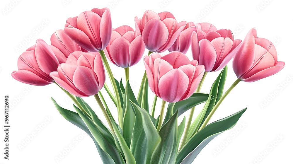 Delicate Pink Tulips Bouquet Delicate Pink Tulips Bouquet