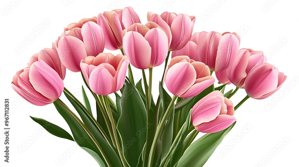 Delicate Pink Tulips Bouquet Delicate Pink Tulips Bouquet