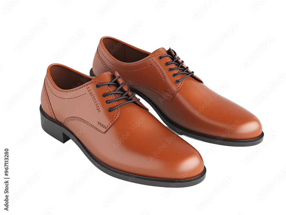 a pair of brown shoes a pair of brown shoes