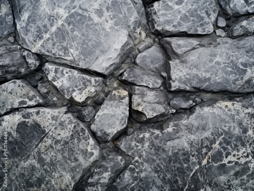 Obraz premium Natural granite stone close-up texture flat lay background