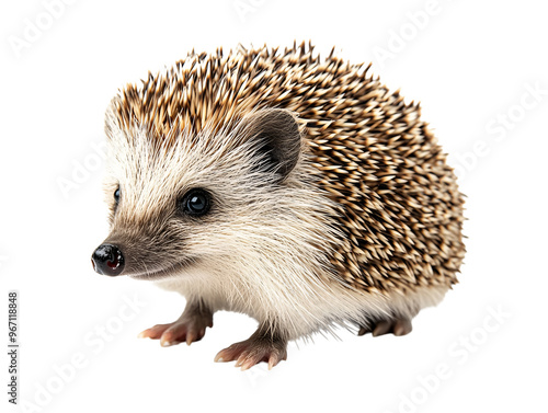 a close up of a hedgehog photo