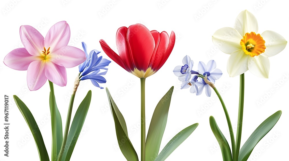 Fototapeta premium Spring Flowers Bouquet