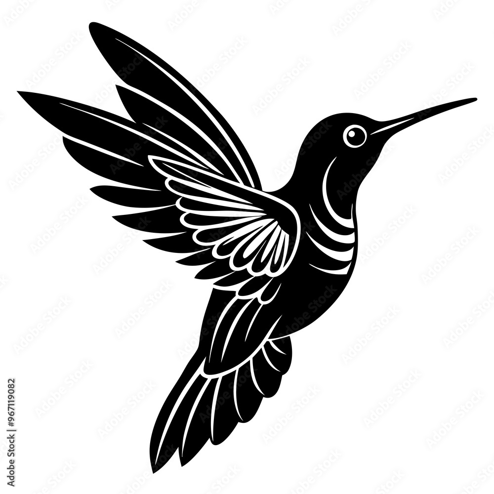 Obraz premium Hornbill bird vector design on a white background