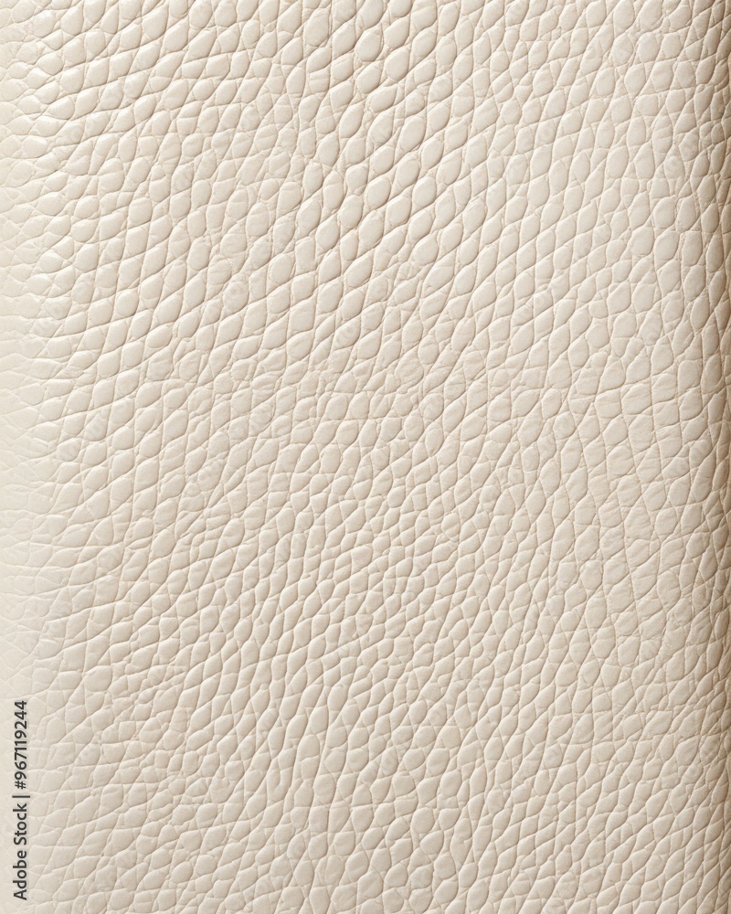 Obraz premium White leather close-up texture flat lay background