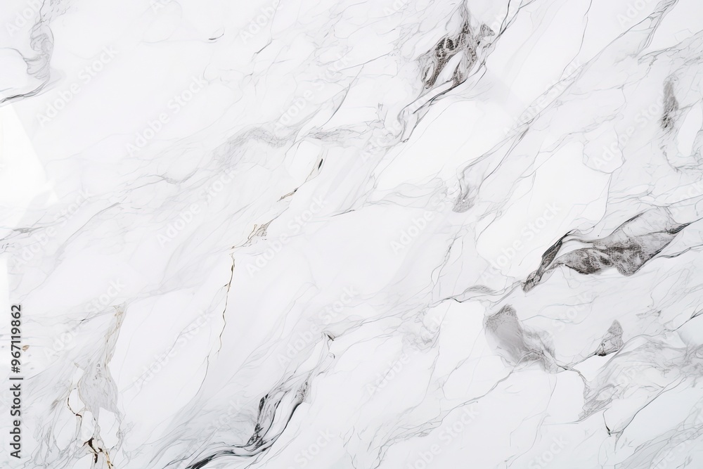 Obraz premium White marble stone close-up panoramic texture flat lay background