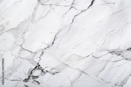 White marble stone close-up panoramic texture flat lay background