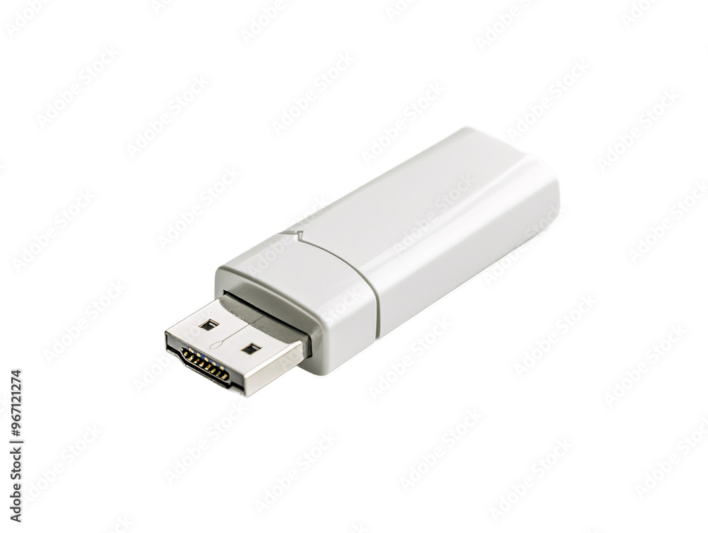 a white usb flash drive a white usb flash drive
