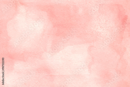 Peach cream abstract watercolor background. Blurred watercolour light texture. Pink nude gradient for cards, and cover designs. Hand drawn illustration for Valentines Day. Peach fuzz color pallet.