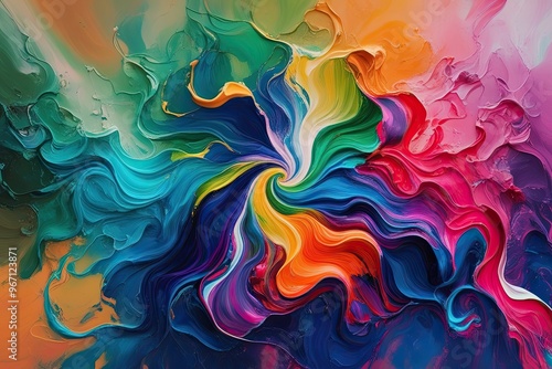 Captivating Digital Art Background with Vibrant Colors and Creative Design