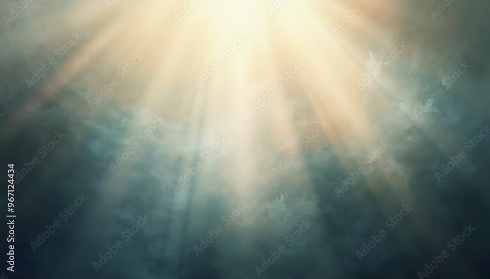 dreamlike background with smoky mist and glowing beams in soft blues and grays dreamlike background with smoky mist and glowing beams in soft blues and grays