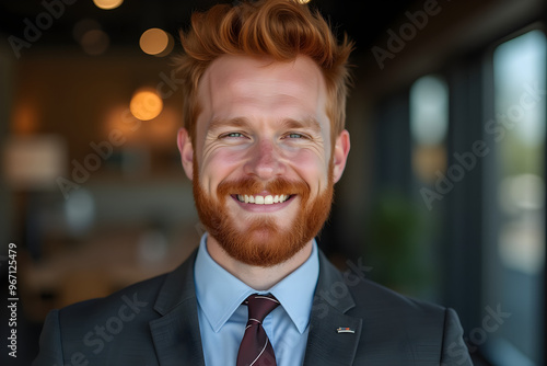 young smiling businessman