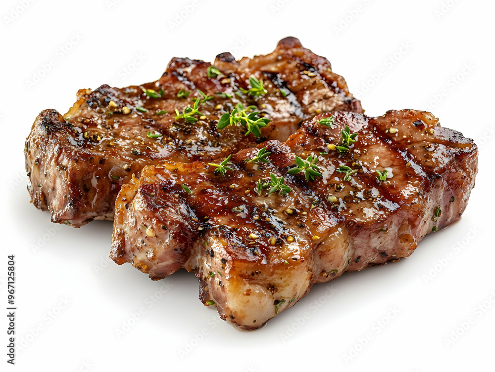 Juicy Grilled Steak with Thyme: Delicious and Flavorful Juicy Grilled Steak with Thyme: Delicious and Flavorful