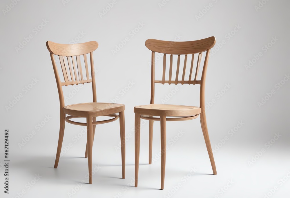 Fototapeta premium chair isolated on white