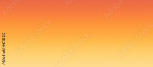 Orange gradient transition background, for banner or backdrop design, Ai generated images