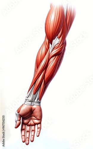 Forearm Muscles Flexors and Extensors with Detailed Anatomy