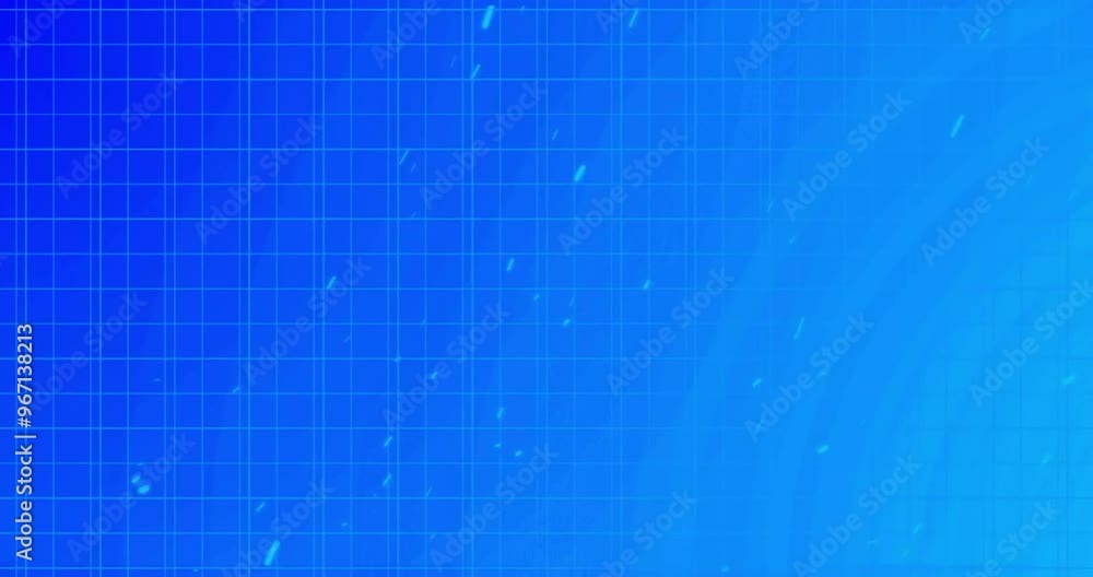Animation of light spots and lines on blue background Animation of light spots and lines on blue background