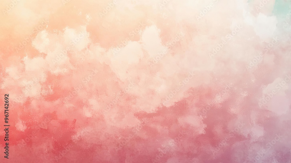 A soft pastel sky filled with dreamy clouds, showcasing gradients of pink, orange, and white hues, perfect for serene backgrounds. A soft pastel sky filled with dreamy clouds, showcasing gradients of pink, orange, and white hues, perfect for serene backgrounds.
