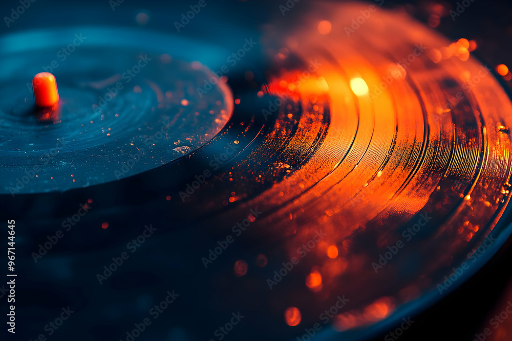 Vinyl Record Abstract, Music, Sound, Texture, Close-Up Vinyl Record Abstract, Music, Sound, Texture, Close-Up