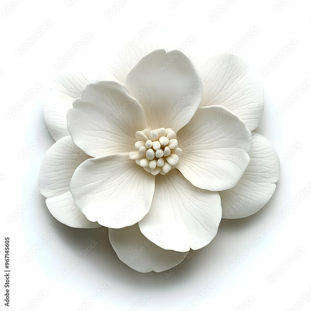 White Flower Sculpture: Ceramic Bloom, Floral Art, Home Decor White Flower Sculpture: Ceramic Bloom, Floral Art, Home Decor