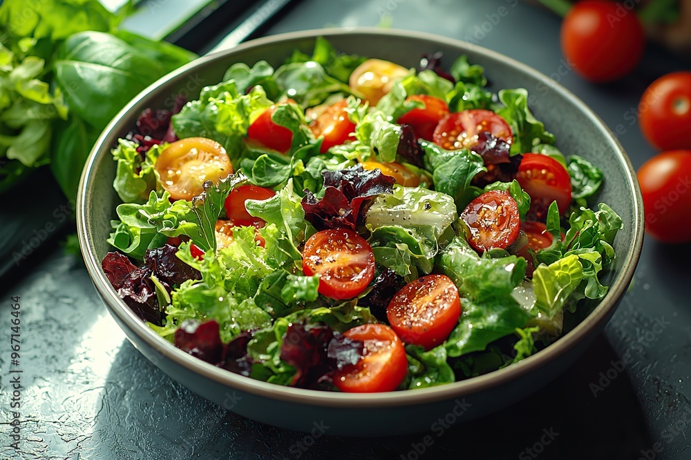 Garden on a Plate A Refreshing Mix of Greens and Vegetables Garden on a Plate A Refreshing Mix of Greens and Vegetables