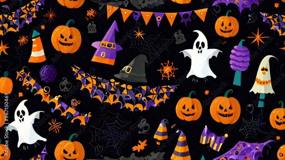 halloween seamless pattern halloween seamless pattern