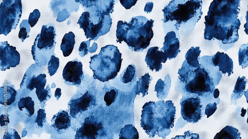 Spotted texture with watercolor brush strokes Animal print featuring a seamless leopard pattern Blue stains on a gray backdrop Hand drawn spotted ornament reminiscent of cheetah skin Exotic print Spotted texture with watercolor brush strokes Animal print featuring a seamless leopard pattern Blue stains on a gray backdrop Hand drawn spotted ornament reminiscent of cheetah skin Exotic print