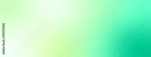 Green nature gradient banner background. Modern abstract color wallpaper template.	
