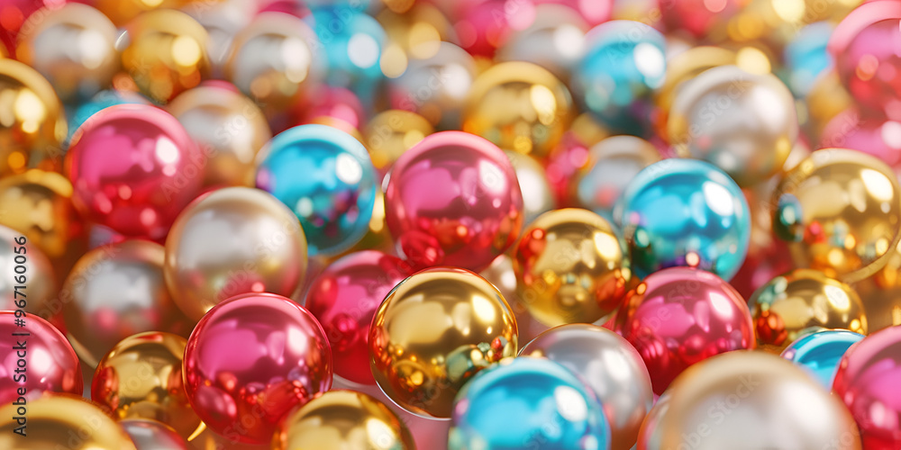 Multicolored Shiny Balls Multicolored Shiny Balls