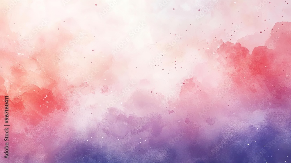 Obraz premium A stunning abstract watercolor background featuring soft hues of pink, purple, and white, perfect for creating a peaceful atmosphere.