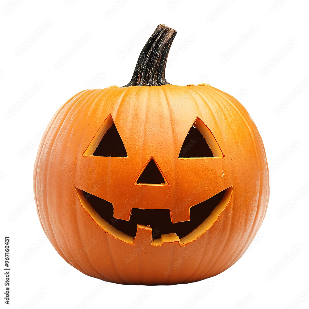 halloween pumpkin on isolated transparent background halloween pumpkin on isolated transparent background