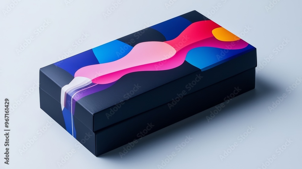 How can the symmetrical design of this box inspire creative ideas for product packaging, focusing on elegance and attention to detail How can the symmetrical design of this box inspire creative ideas for product packaging, focusing on elegance and attention to detail