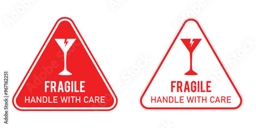 Editable fragile sign vector icon. Shipping, delivery, e-commerce, transport, logistics. Part of a big icon set family. Perfect for web and app interfaces, presentations, infographics in eps 10.