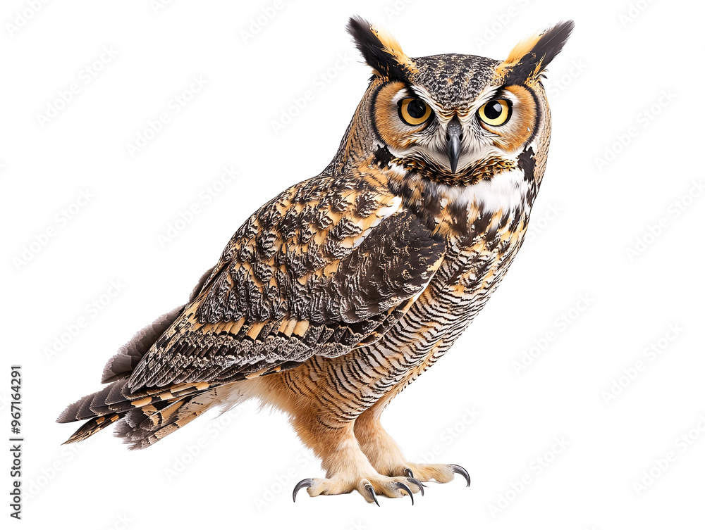 a brown and white owl a brown and white owl