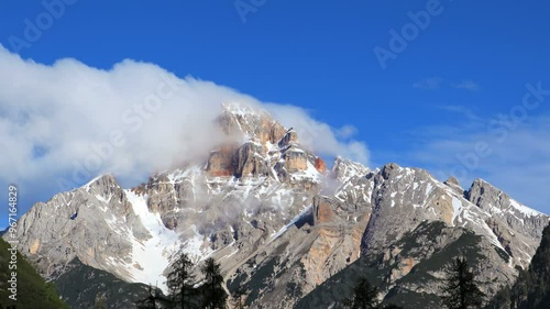 Rocky Peaks of Monte Cristallo, Italian Dolomite