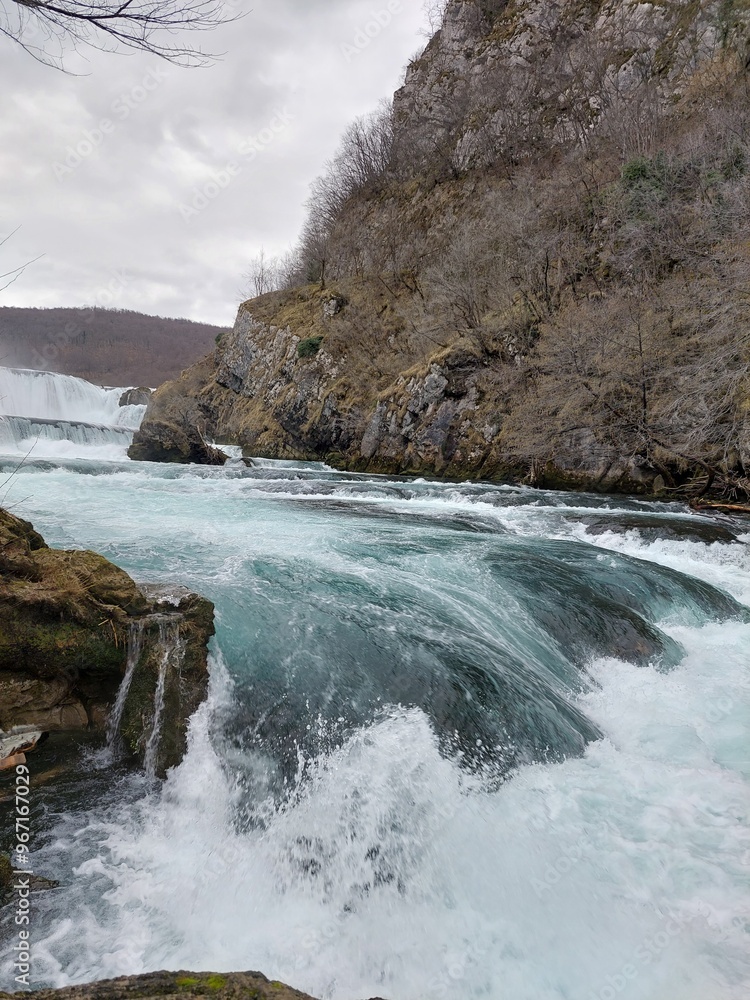 Obraz premium waterfall in the mountains