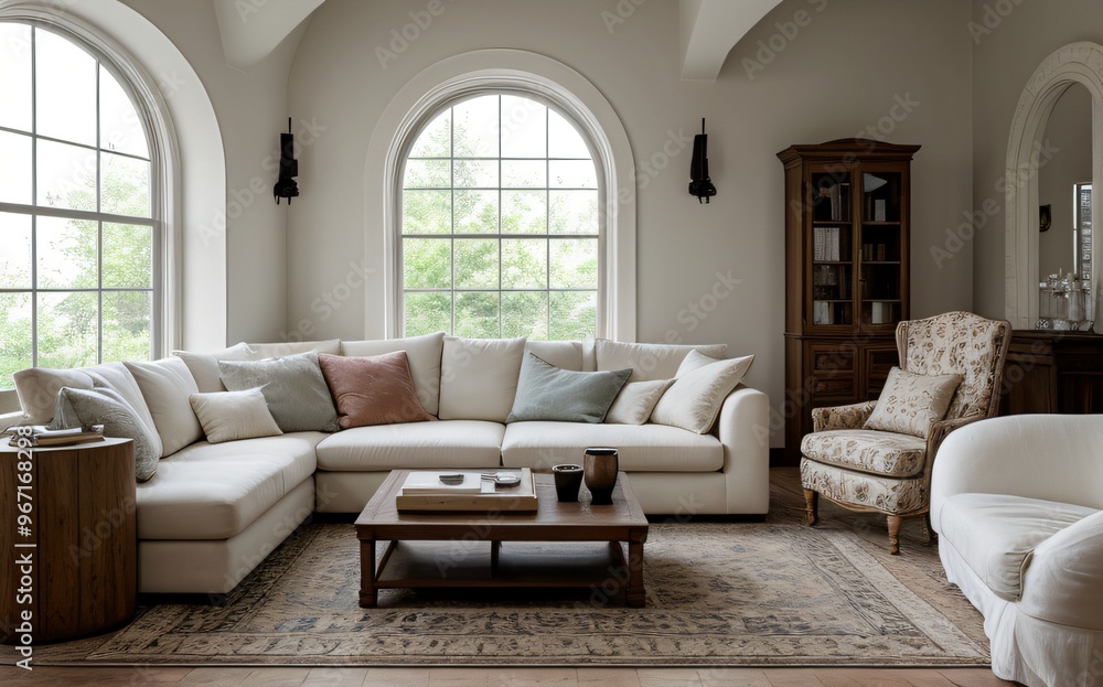 Modern luxury living room with elegant decor and minimalistic design.. Modern luxury living room with elegant decor and minimalistic design..