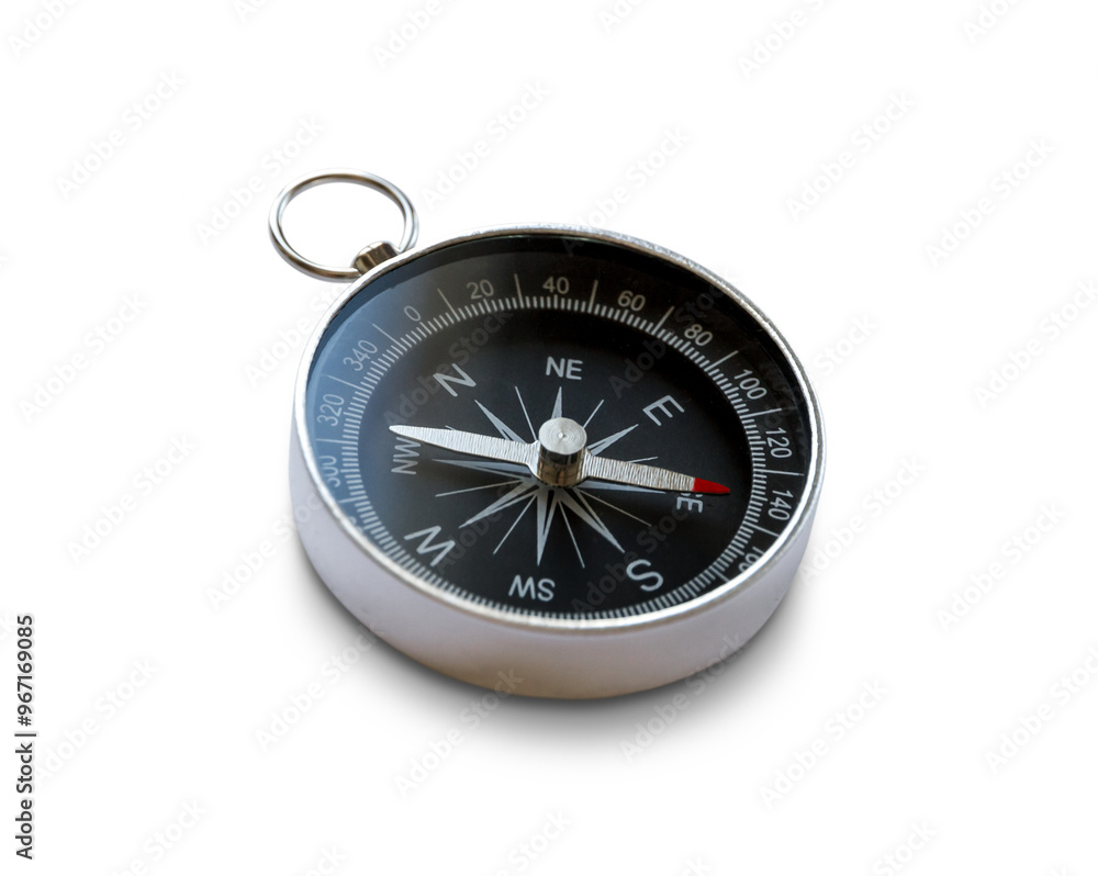 Compass with shadow isolated on transparent background Compass with shadow isolated on transparent background