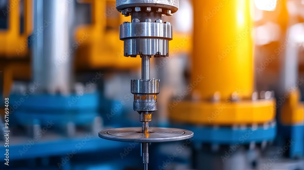 Drilling Rigs in Mining Operations, heavy machinery, metal drill bits, close-up rugged textures, powerful action, gray and steel tones, focus on details Drilling Rigs in Mining Operations, heavy machinery, metal drill bits, close-up rugged textures, powerful action, gray and steel tones, focus on details