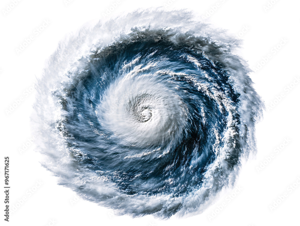 Fototapeta premium a hurricane in the sky