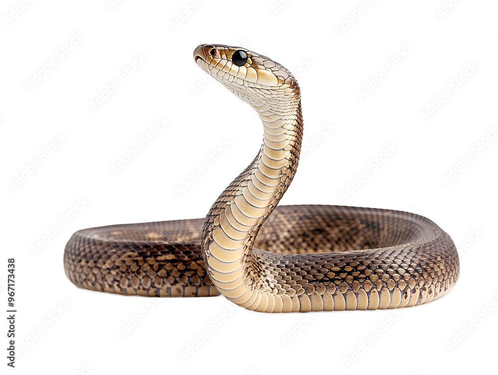 a snake with its head up a snake with its head up