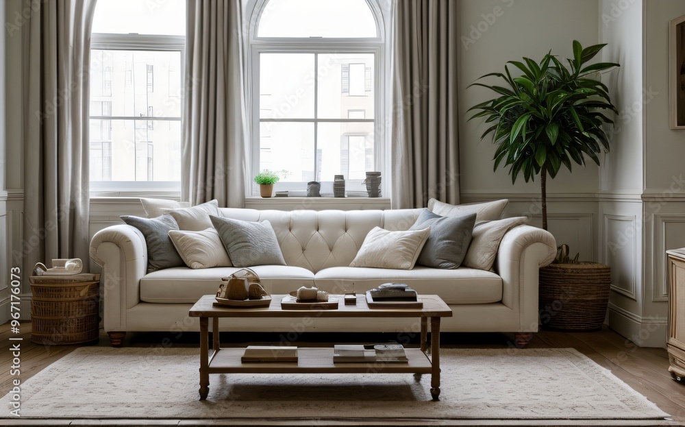 Modern luxury living room with elegant decor and minimalistic design.. Modern luxury living room with elegant decor and minimalistic design..