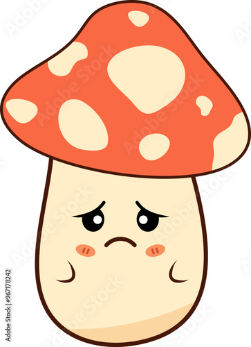 Cute Mushroom Illustration