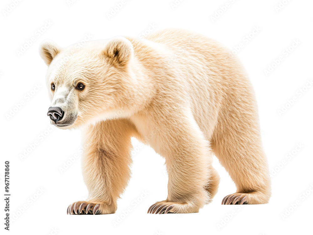 a white bear with long claws a white bear with long claws