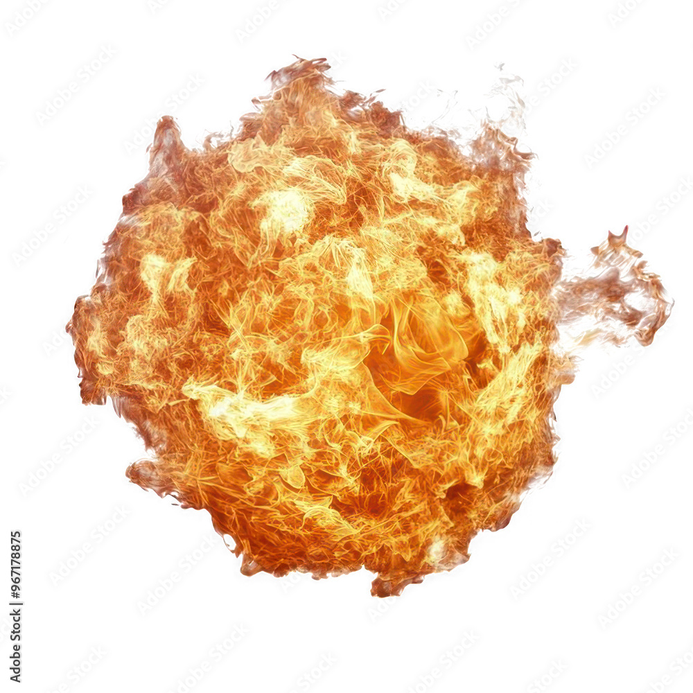 Obraz premium Fireball. transparent background 