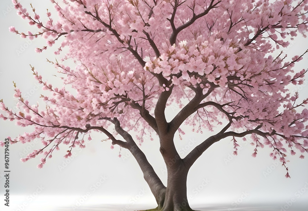 An isolated tree on white and different colour background An isolated tree on white and different colour background