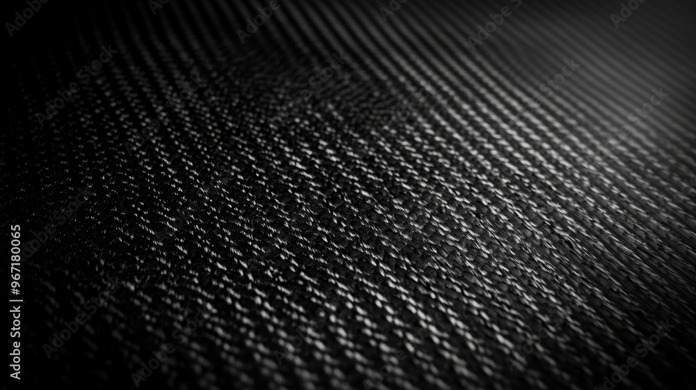 Close-up of black carbon fiber textured background reflecting light with selective focus. Close-up of black carbon fiber textured background reflecting light with selective focus.