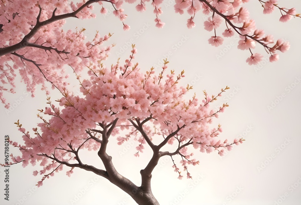 An isolated tree on white and different colour background An isolated tree on white and different colour background